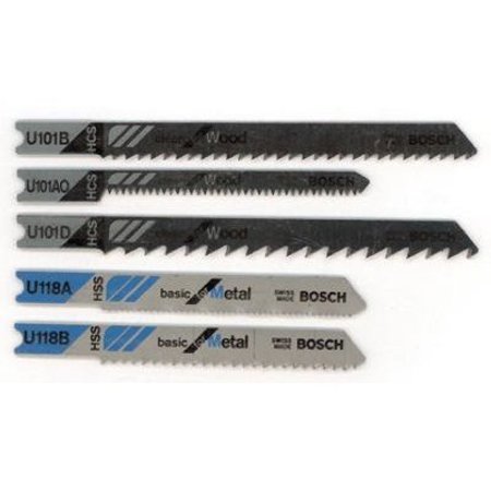 BOSCH 5PK UShank Blade ASSTD U502A5